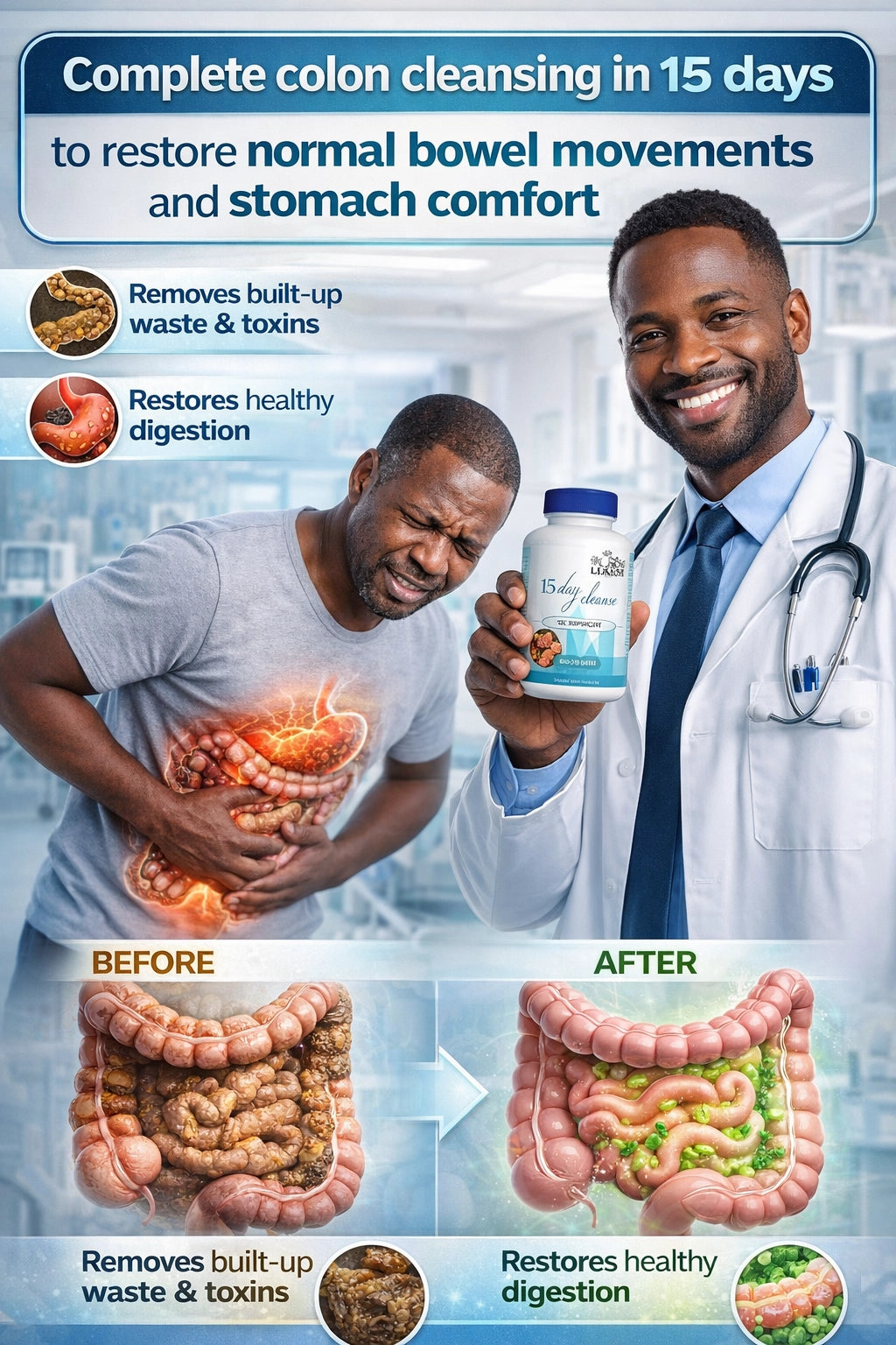15 DAYS CLEANS Advanced Gut Cleanse Detox